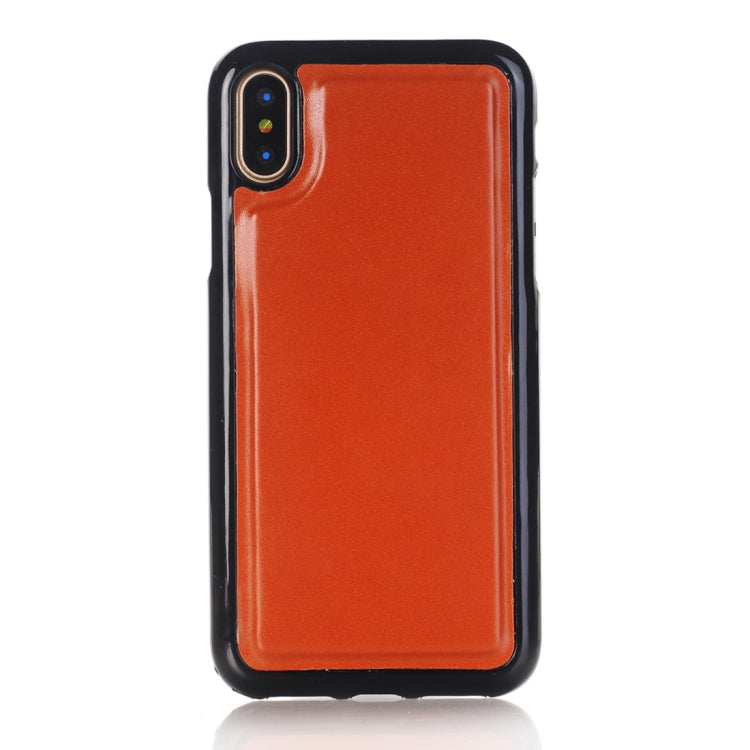 For iPhone X / XS 2 in 1 PU Leather 3-layer Horizontal Flip Protective Case with Card Slots & Wallet