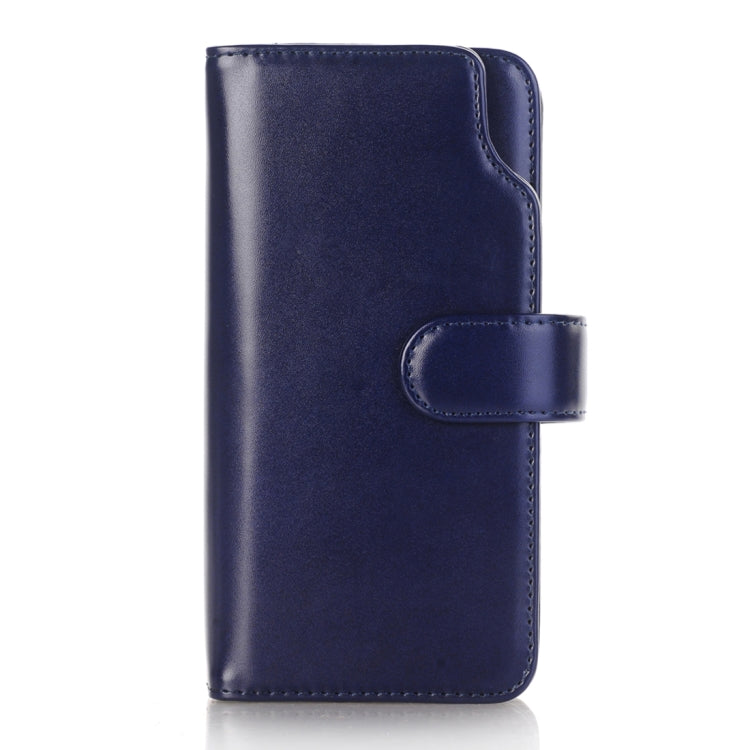 For iPhone X / XS 2 in 1 PU Leather 3-layer Horizontal Flip Protective Case with Card Slots & Wallet