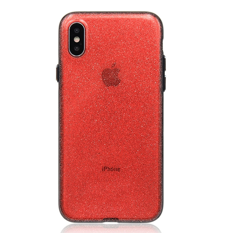 For iPhone X / XS Shimmering Powder PC Protective Back Cover Hard Case