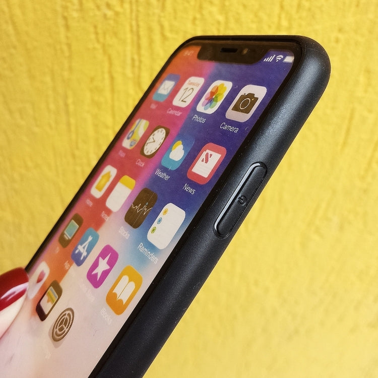 For iPhone X / XS Yellow Smile Pattern Case