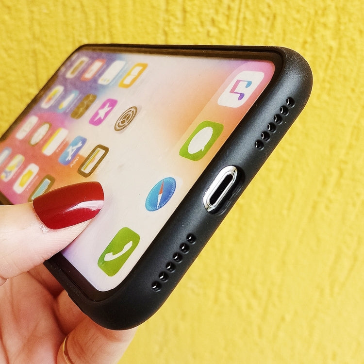 For iPhone X / XS Yellow Smile Pattern Case