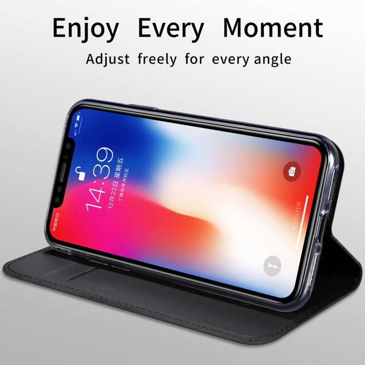 For iPhone X / XS DZGOGO ISKIN Series Slight Frosted PU+ TPU  Case