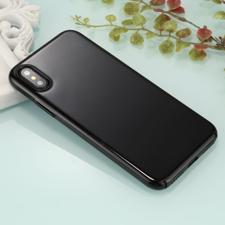 For iPhone X / XS Fully Wrapped Drop-proof Electroplating PC Protective Case Back Cover