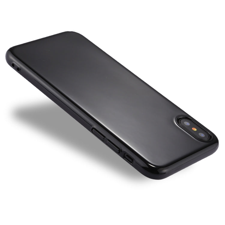 For iPhone X / XS Fully Wrapped Drop-proof Electroplating PC Protective Case Back Cover