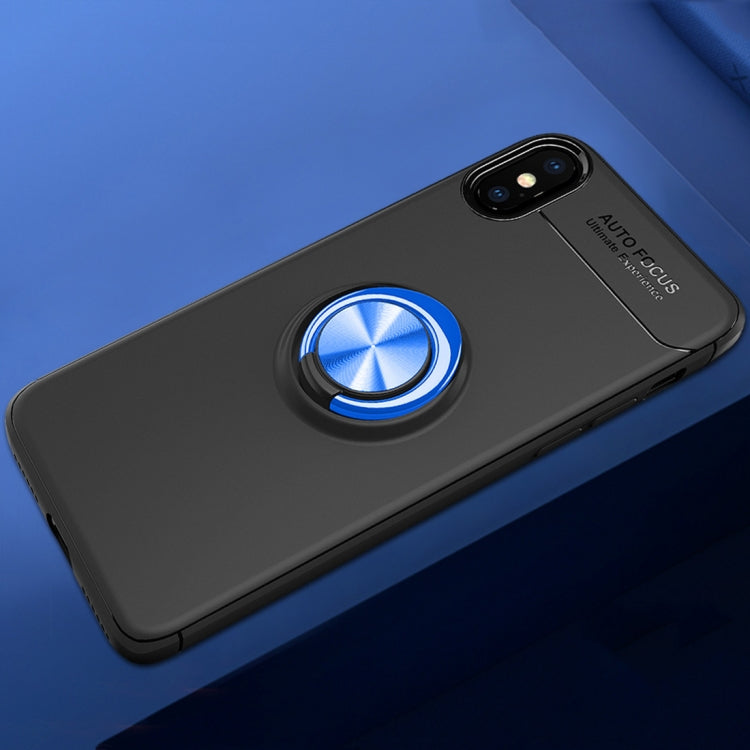 For iPhone X / XS Metal Ring Holder 360 Degree Rotating TPU Case