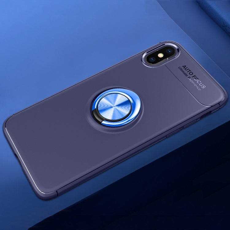 For iPhone X / XS Metal Ring Holder 360 Degree Rotating TPU Case