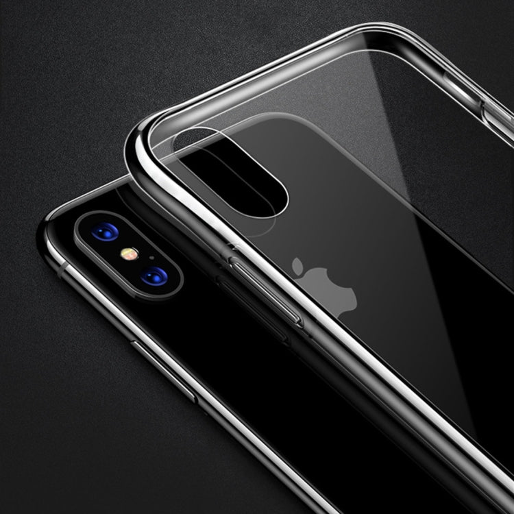 For iPhone X / XS TOTUDESIGN Crystal Shield Series TPU Transparent Soft Case  (Transparent)