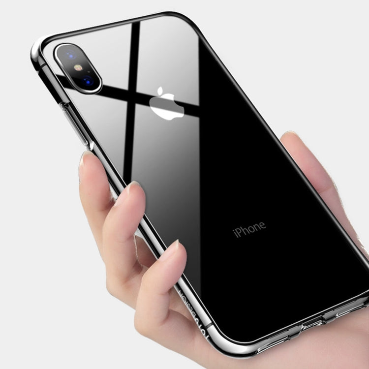 For iPhone X / XS TOTUDESIGN Crystal Shield Series TPU Transparent Soft Case  (Transparent)