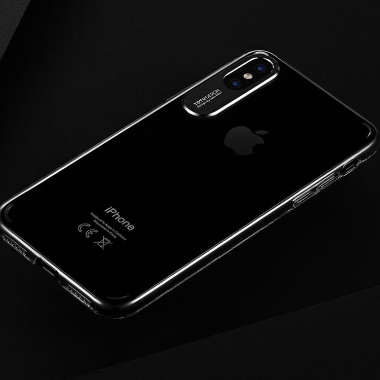 For iPhone X / XS TOTUDESIGN  Clear Crystal Series Transparent PC Protective Case