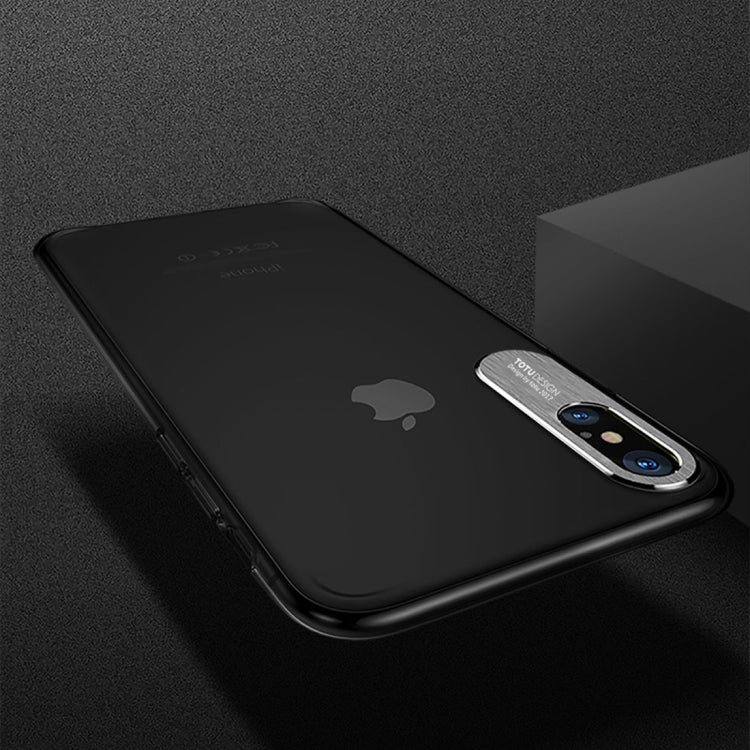For iPhone X / XS TOTUDESIGN  Clear Crystal Series Transparent PC Protective Case