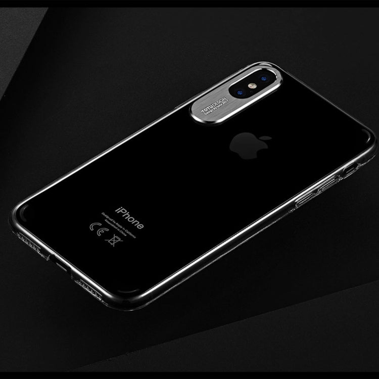 For iPhone X / XS TOTUDESIGN  Clear Crystal Series Transparent PC Protective Case
