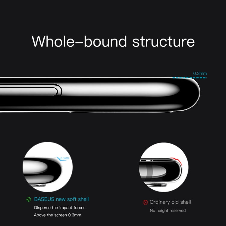 For iPhone X / XS Baseus Flowing Water Pattern TPU Case