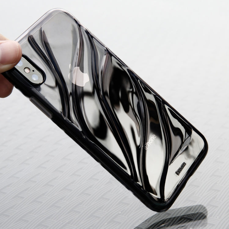 For iPhone X / XS Baseus Flowing Water Pattern TPU Case