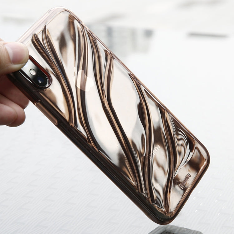 For iPhone X / XS Baseus Flowing Water Pattern TPU Case