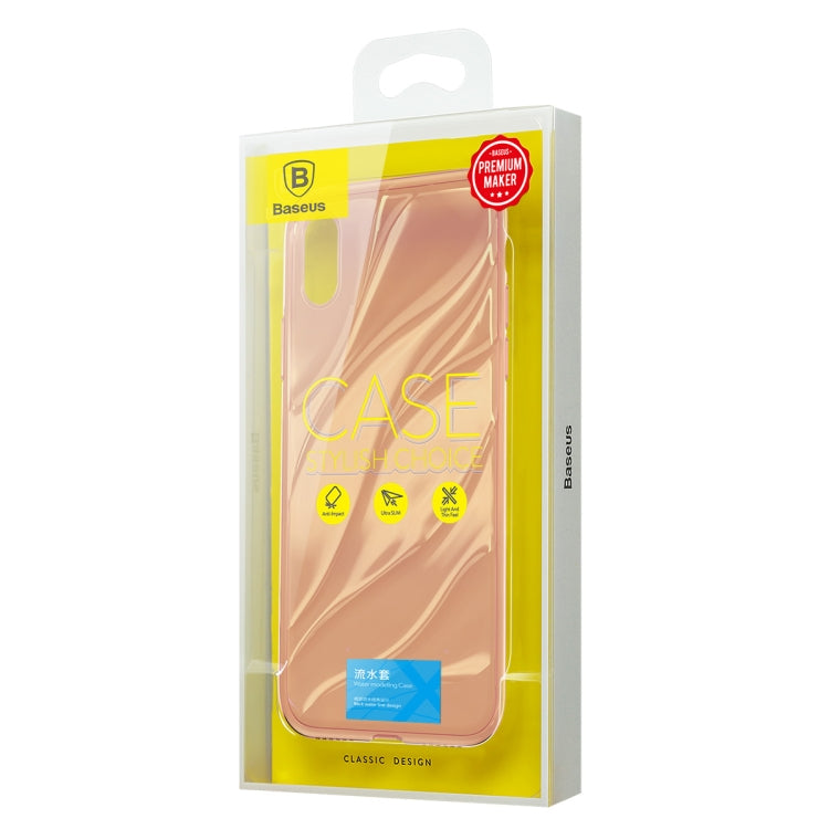 For iPhone X / XS Baseus Flowing Water Pattern TPU Case