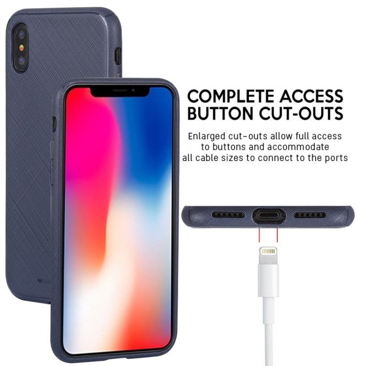 For iPhone X / XS GOOSPERY STYLE LUX Shockproof Soft TPU Case