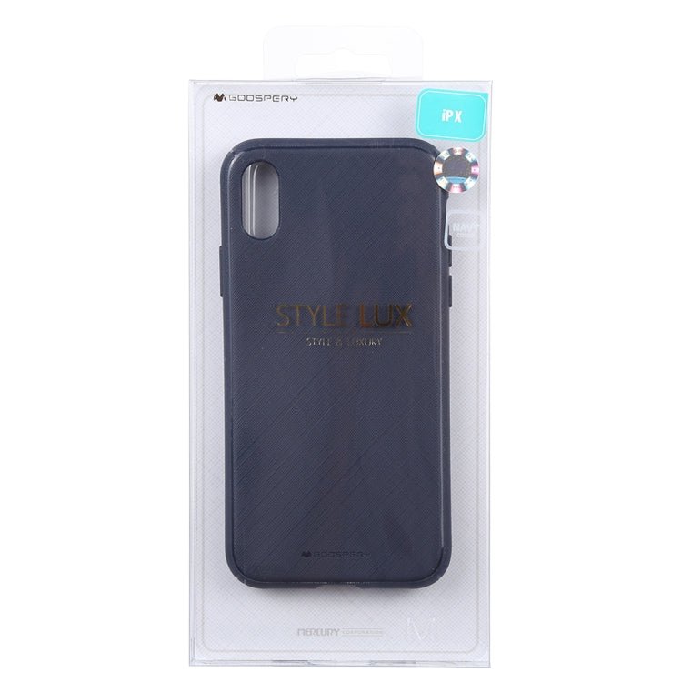 For iPhone X / XS GOOSPERY STYLE LUX Shockproof Soft TPU Case