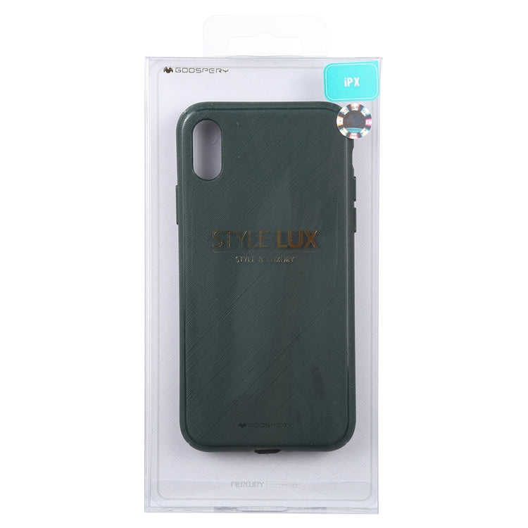 For iPhone X / XS GOOSPERY STYLE LUX Shockproof Soft TPU Case