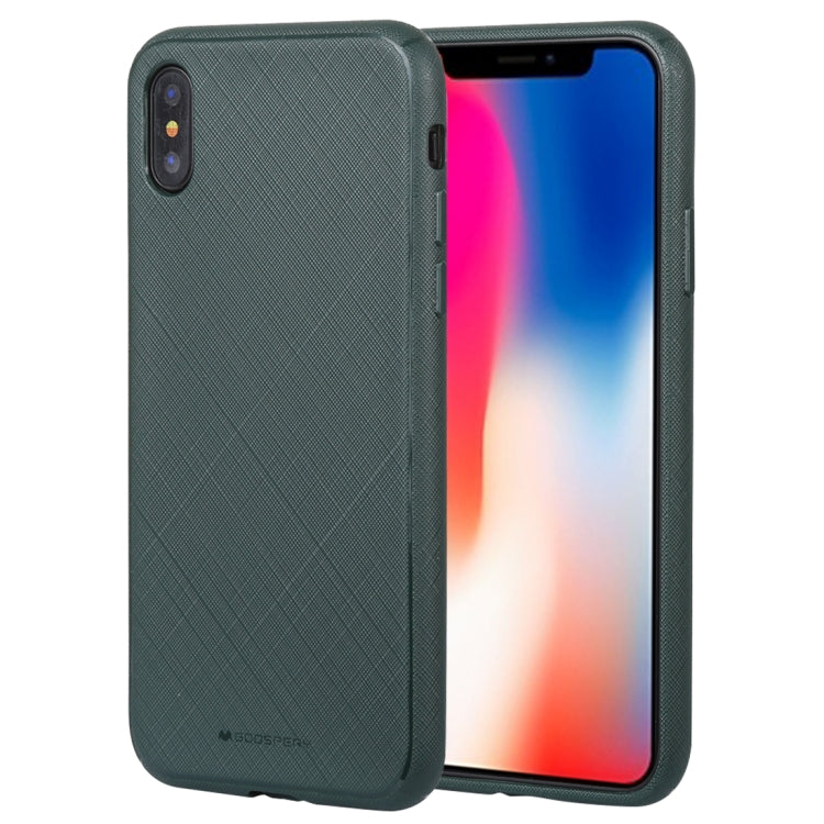 For iPhone X / XS GOOSPERY STYLE LUX Shockproof Soft TPU Case