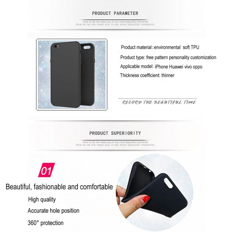 Private Customized Mobile Phone TPU Case for iPhone X / XS / 8 / 7 Plus / 6 Plus / 7 / 6s / 6s Plus / Huawei / vivo / oppo