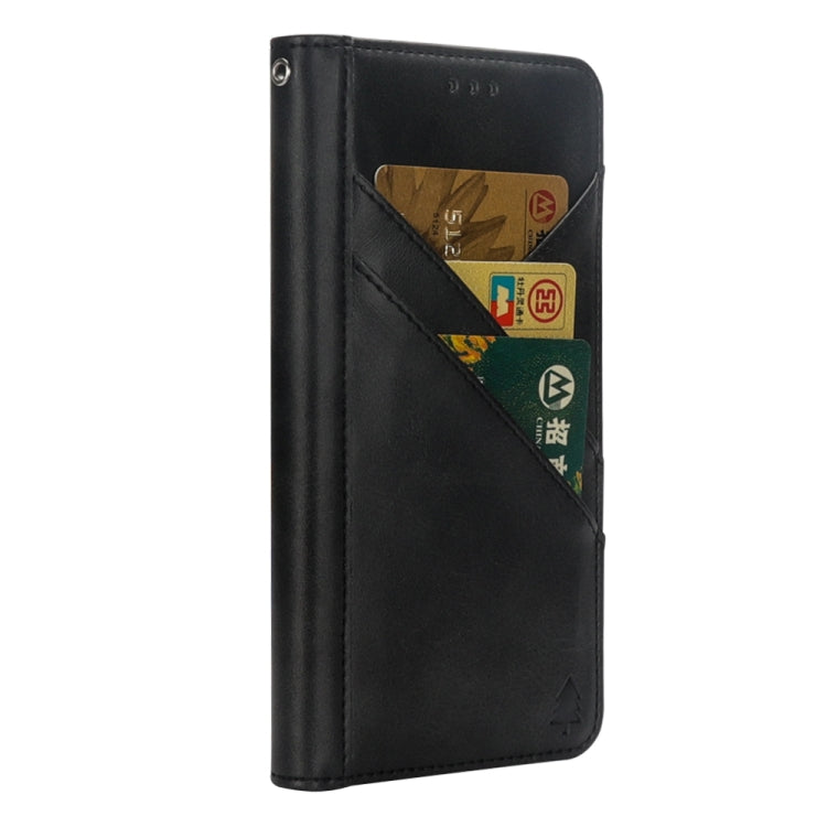 For iPhone X / XS Splicing Horizontal Flip PU Leather Case with Holder & Card Slots & Wallet & Photo Frame