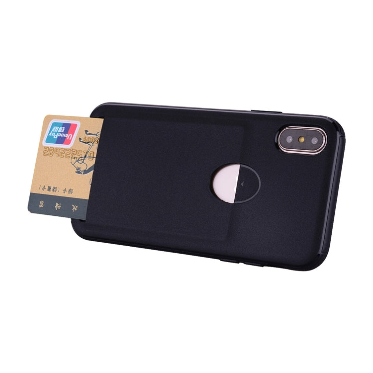 For iPhone X / XS Candy Color TPU Case  with Card Slot