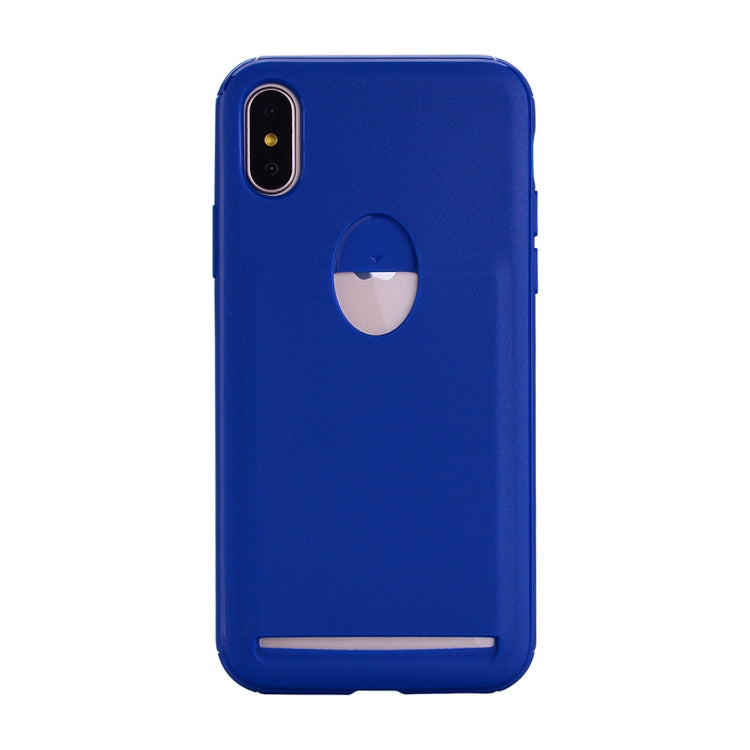 For iPhone X / XS Candy Color TPU Case  with Card Slot