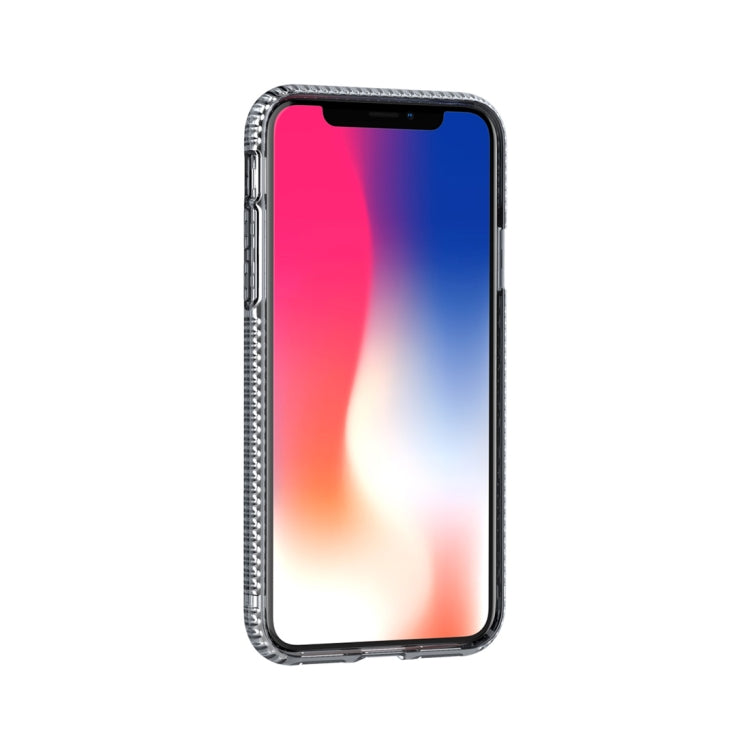 For iPhone X / XS Cube Pattern PC Case (Grey)