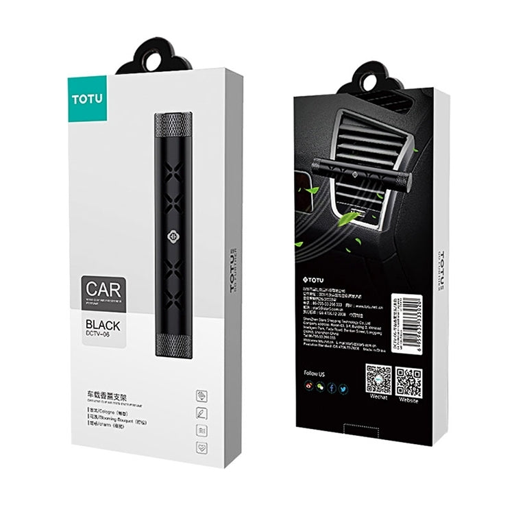 TOTUDESIGN DCTV-06 Car Air Freshener Natural Fruits and Flowers Flavour Perfume Vent Clip Styling Support Phone Holder