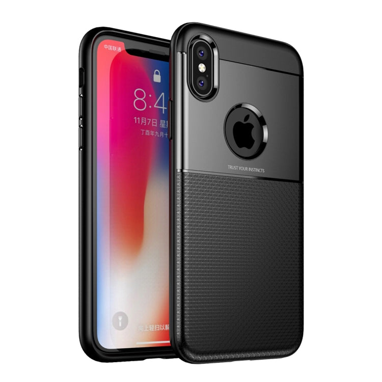 For iPhone X / XS PC + TPU Invisible Airbag Shockproof Protective Case