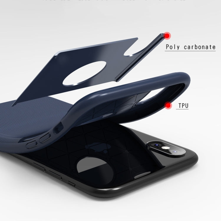 For iPhone X / XS PC + TPU Invisible Airbag Shockproof Protective Case
