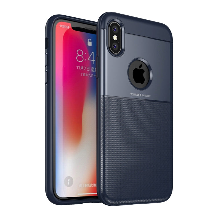 For iPhone X / XS PC + TPU Invisible Airbag Shockproof Protective Case