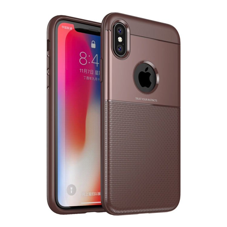 For iPhone X / XS PC + TPU Invisible Airbag Shockproof Protective Case