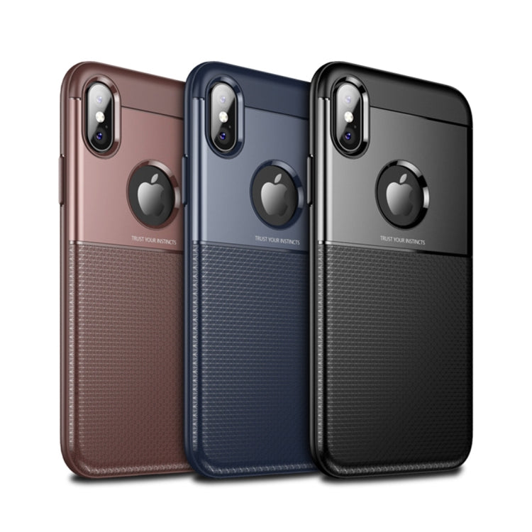 For iPhone X / XS PC + TPU Invisible Airbag Shockproof Protective Case