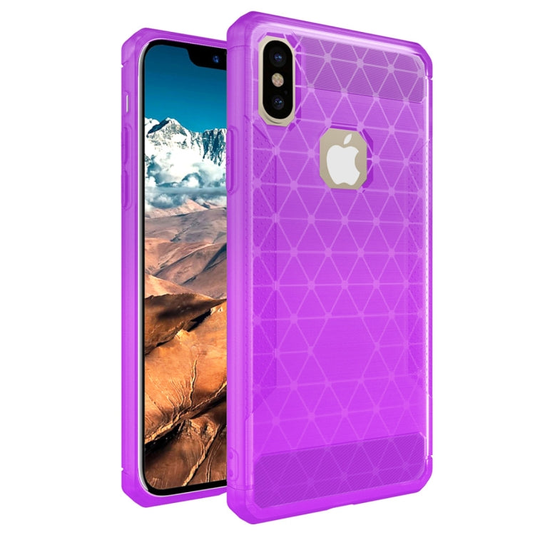 For iPhone X / XS Color Frosted TPU Soft Protective Back Case