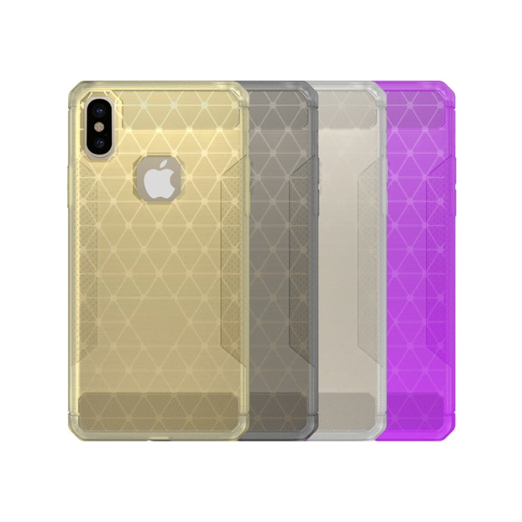 For iPhone X / XS Color Frosted TPU Soft Protective Back Case