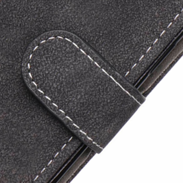 For iPhone XS Frosted TPU Horizontal Flip Leather Case with Holder & Card Slots & Wallet & Photo Frame