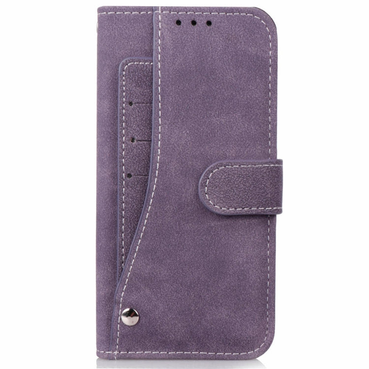 For iPhone XS Frosted TPU Horizontal Flip Leather Case with Holder & Card Slots & Wallet & Photo Frame