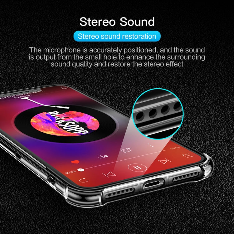 For iPhone X / XS ROCK Fence S Series Slim TPU Protective Case(Transparent)