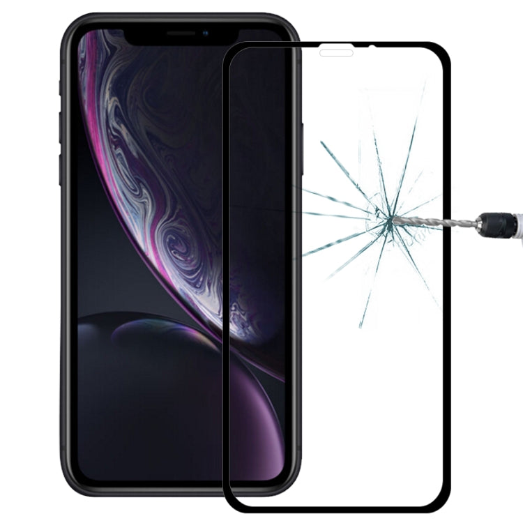 For iPhone XR 9H 5D Explosion-proof Full Glue Full Screen Tempered Glass Film