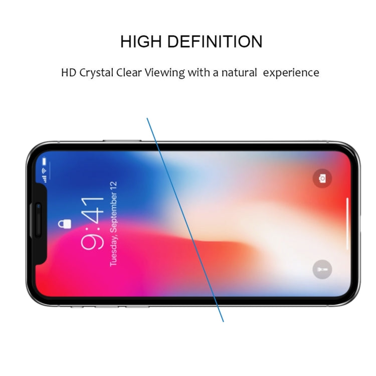 For iPhone XR 9H 5D Explosion-proof Full Glue Full Screen Tempered Glass Film
