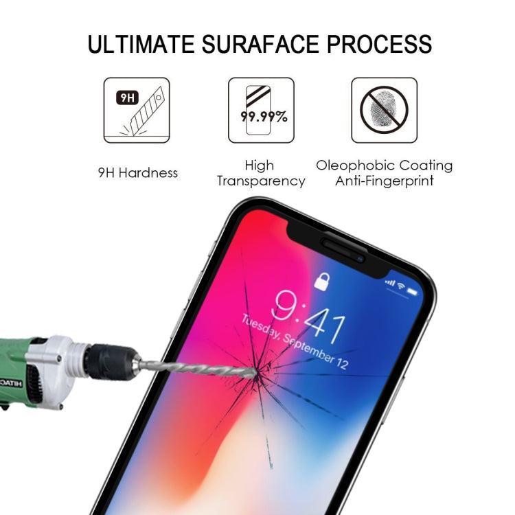 For iPhone XR 9H 5D Explosion-proof Full Glue Full Screen Tempered Glass Film