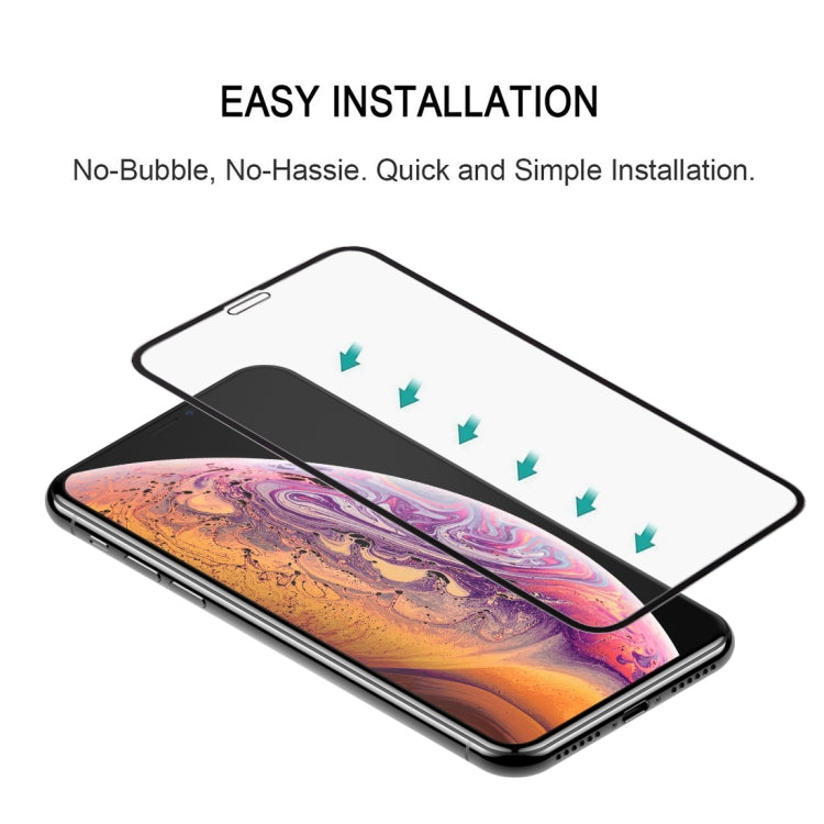 For iPhone XS Max 9H  Explosion-proof Full Glue Full Screen Tempered Glass Film