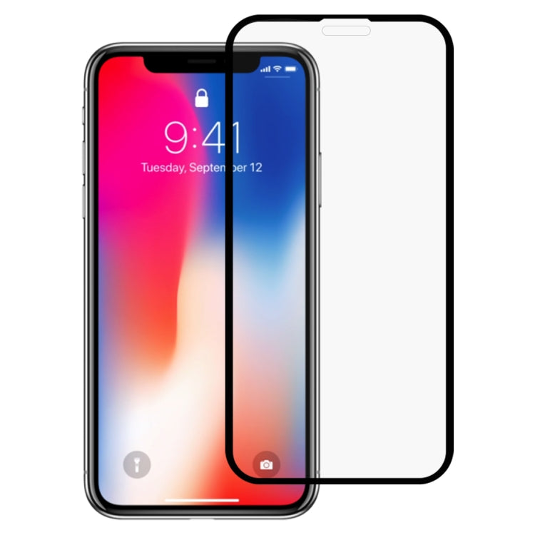 For iPhone XR 2pcs Full Glue Full Screen Tempered Glass Film
