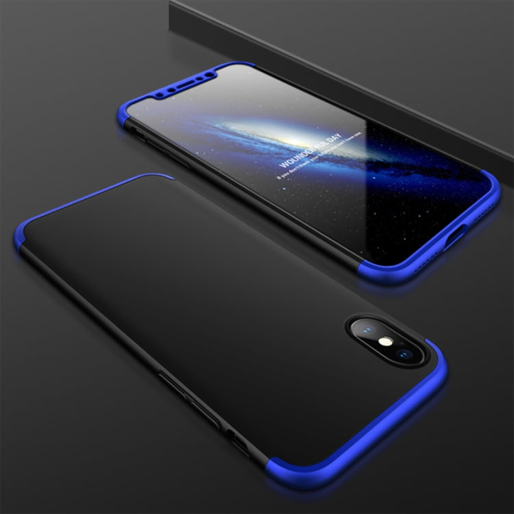 For iPhone X / XS GKK PC 360 Degrees Full Coverage Protective Case Back Cover