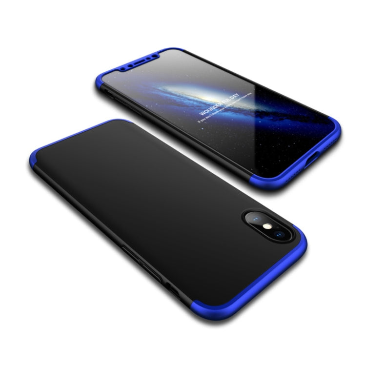For iPhone X / XS GKK PC 360 Degrees Full Coverage Protective Case Back Cover