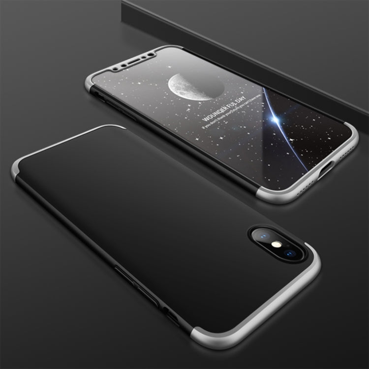For iPhone X / XS GKK PC 360 Degrees Full Coverage Protective Case Back Cover