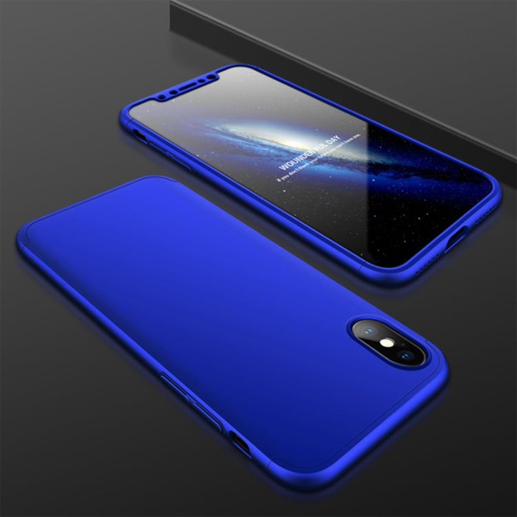 For iPhone X / XS GKK PC 360 Degrees Full Coverage Protective Case Back Cover