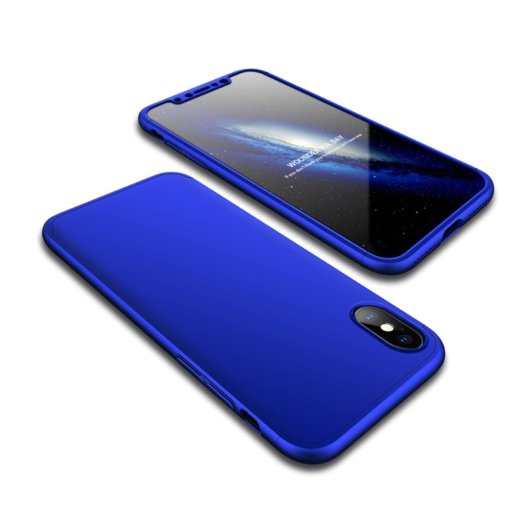 For iPhone X / XS GKK PC 360 Degrees Full Coverage Protective Case Back Cover