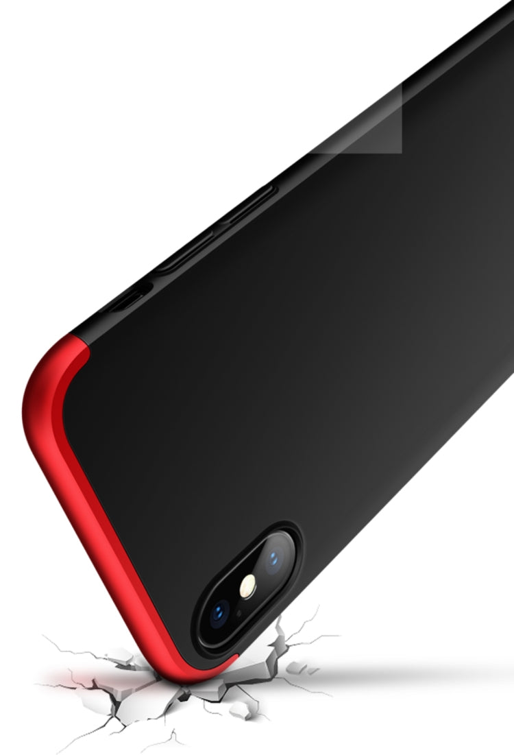 For iPhone X / XS GKK PC 360 Degrees Full Coverage Protective Case Back Cover